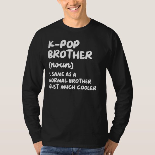 K-Brotherポップ・アートの定義Kpop南おもしろい韓M Tシャツ (正面)
