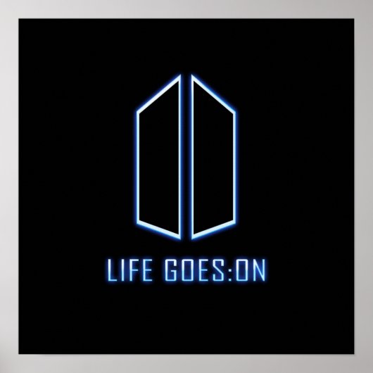 K-BTSライフポップ・アートのがポスターの壁の装飾に向かう ポスター (正面)