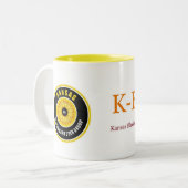 K-BUG MUG (黄色のインテリア) ツートーンマグカップ (正面左)