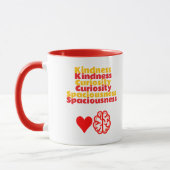 K C S - Kindness Curiosity Spaciousness マグカップ (左)