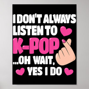 K-Cute Kpop Music Aniに聞は必ずしもポップ・アートのない ポスター
