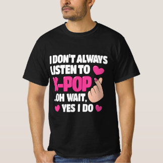 K-Cute Kpop Music Aniに聞は必ずしもポップ・アートのない Tシャツ