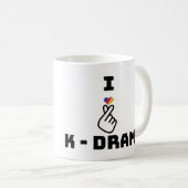 K-DRAMAコーヒーマグが大好き コーヒーマグカップ (正面右)