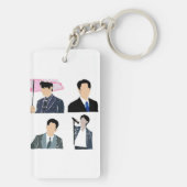 K-Drama Male Leads キーホルダー (裏面)