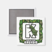 K is for Katydid – GTA Style ABC 学習マグネット マグネット (正面/裏面)