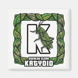 K is for Katydid – GTA Style ABC 学習マグネット マグネット