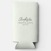 K&J チャールストン、SC ウェディング トール カン クーラー (裏面)