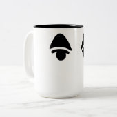 K.K. Slider eyes mug ツートーンマグカップ (正面左)
