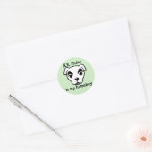 K.K. Slider is my homeboy sticker ラウンドシール (封筒)