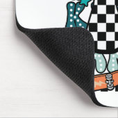 K Kindergarten Teacher Checkered Back To School Ki マウスパッド (コーナー)