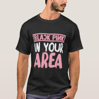 K-Kpopコリアのブラックピンクポップ・アートの色ポップ・アートの Tシャツ