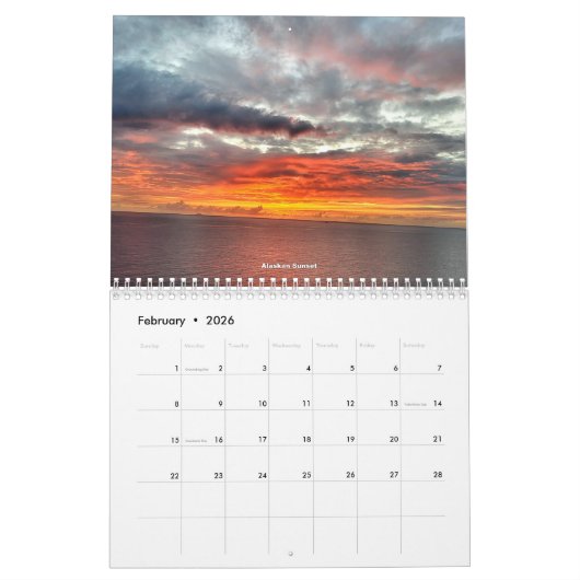 K&M Pictures 2026 カレンダー (2月 2026)