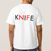 K、N、I、F、E Tシャツ (裏面)