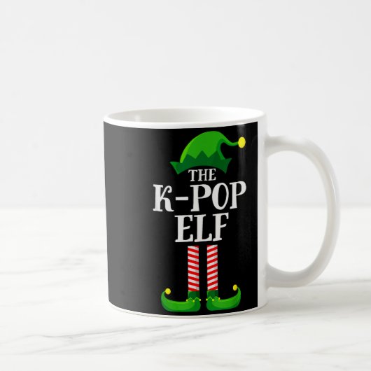K-p Elf Matching Family Group Christmas Party Pyja コーヒーマグカップ (右)
