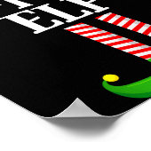 K-p Elf Matching Family Group Christmas Party Pyja ポスター (角)