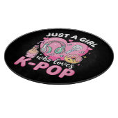 K-POPが大好きな女の子 カッティングボード (角)
