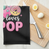 K-POPが大好きな女の子 キッチンタオル (四つ折り)