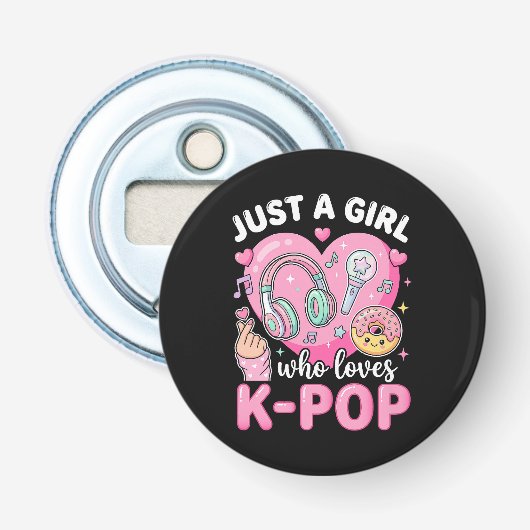 K-POPが大好きな女の子 栓抜き (正面)