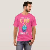 K-Popとタピオカティーに支えられたK-Popファンへ Tシャツ (正面フル)
