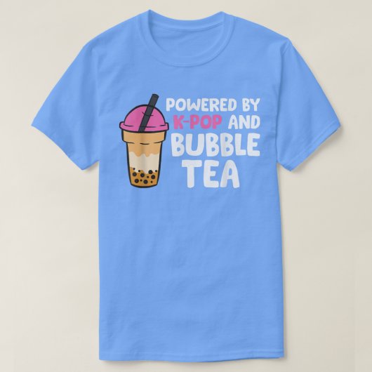 K-POPとタピオカドリンクでエネルギーチャージ 1537 Tシャツ (デザイン正面)