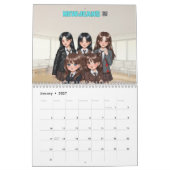 K-Popの最高のキャラクターたち: KCrushカレンダー カレンダー (1月 2027)