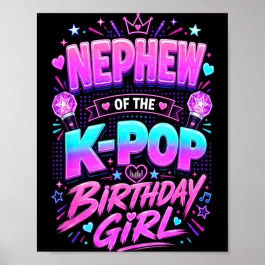K-POPの誕生日のお姫様のおい ポスター (正面)