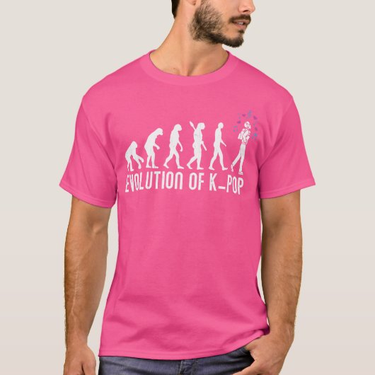 K-POPの進化 Tシャツ (正面)