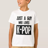 K-POPの韓国の音楽愛好者を愛するちょうど人 Tシャツ (正面)