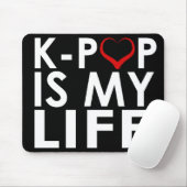 K-POPは私の生命♡です マウスパッド (マウス)
