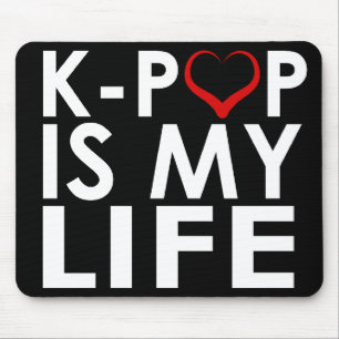 K-POPは私の生命♡です マウスパッド