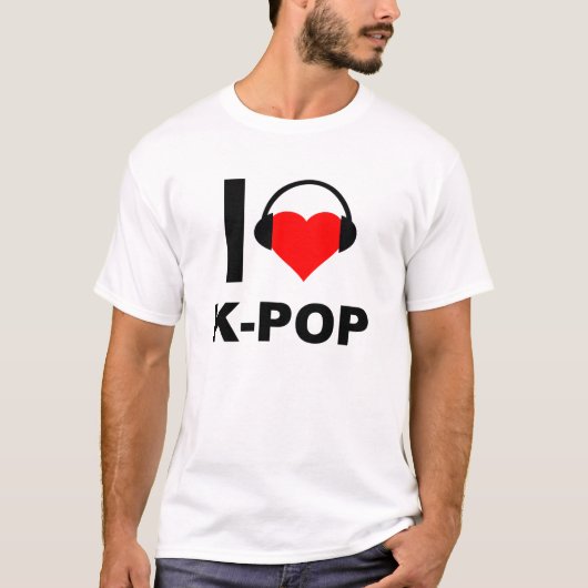 K-Pop大好き!おもしろTシャツ Tシャツ (正面)