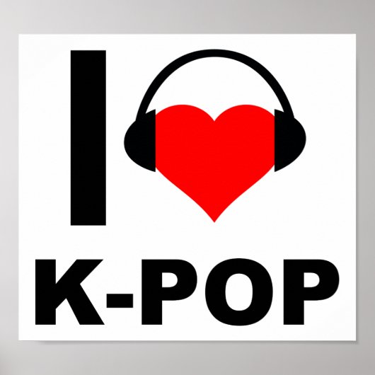K-Pop大好き!面白いポスター ポスター (正面)
