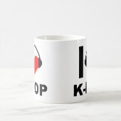 K-Pop大好き!面白いマグカップ コーヒーマグカップ (中央)