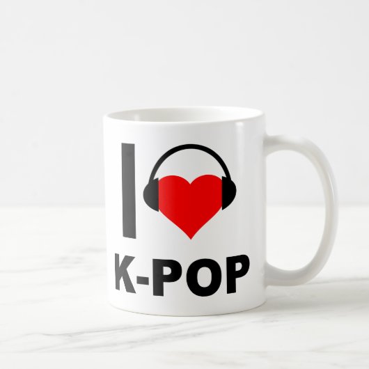 K-Pop大好き!面白いマグカップ コーヒーマグカップ (右)