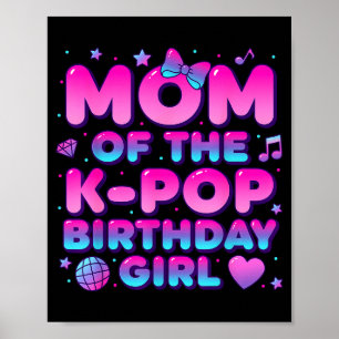K-POP誕生日娘のママ K-POPファンへのギフト ポスター