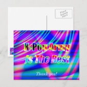 K-Pop アート ポストカード (正面/裏面)