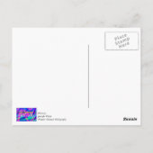 K-Pop アート ポストカード (裏面)