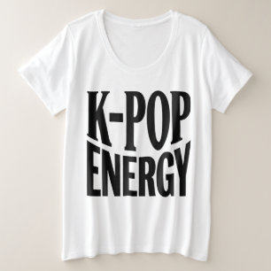 K-POP エナジー 大胆な主張 Tシャツ
