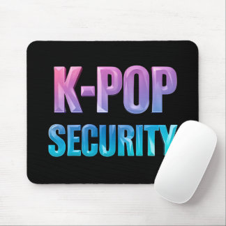 K-Pop セキュリティ 韓国ポップミュージック コンサート マウスパッド