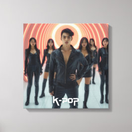 K-POP - ソウル - アジア キャンバスプリント
