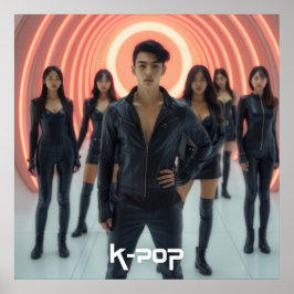 K-POP - ソウル - アジア ポスター