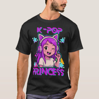 K-Pop プリンセス K ポップ ガールズ Tシャツ