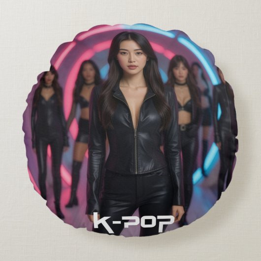 K-POP ラウンドクッション (正面)