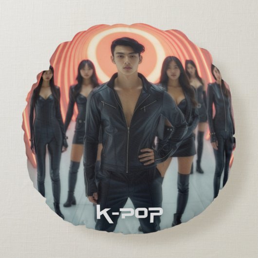 K-POP ラウンドクッション (正面)