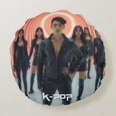 K-POP ラウンドクッション (裏面)