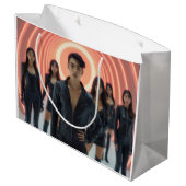 K-POP ラージペーパーバッグ (裏面アングル)