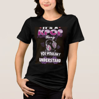 K-Pop 女性用 トライブレンドTシャツ