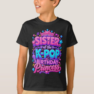 K-POP 誕生日プリンセスの姉妹 韓国音楽 Tシャツ