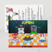 K-POP 誕生日招待状 ポストカード (正面/裏面)