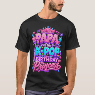 K-Pop 誕生日 プリンセスのパパ 韓国音楽 L Tシャツ